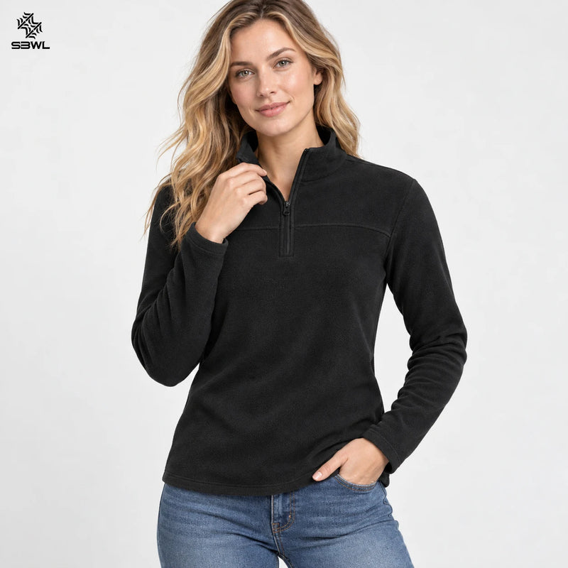SBWL 2026 Woman's new autumn/winter Outdoor sports warm long-sleeved T-shirt Fashion casual sports high-quality jacket Tops