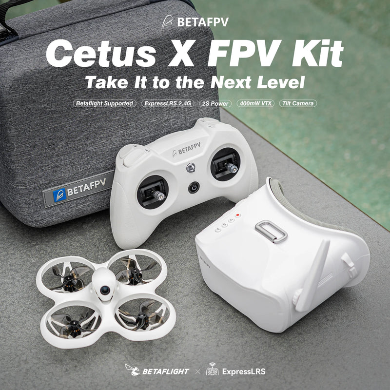 BETAFPV Cetus X FPV Kit Brushless FPV Quadcopter ឧទ្ធម្ភាគចក្រ RC ប្រណាំងក្នុងផ្ទះ យន្តហោះ RC