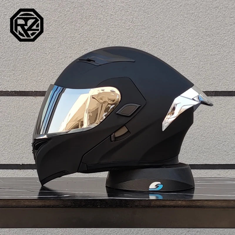ORZ High Quality Motorcycle Full Face Helmet Four Seasons Motocross Racing Modular Flip Up Casco Moto Men Women Off Road Helmet