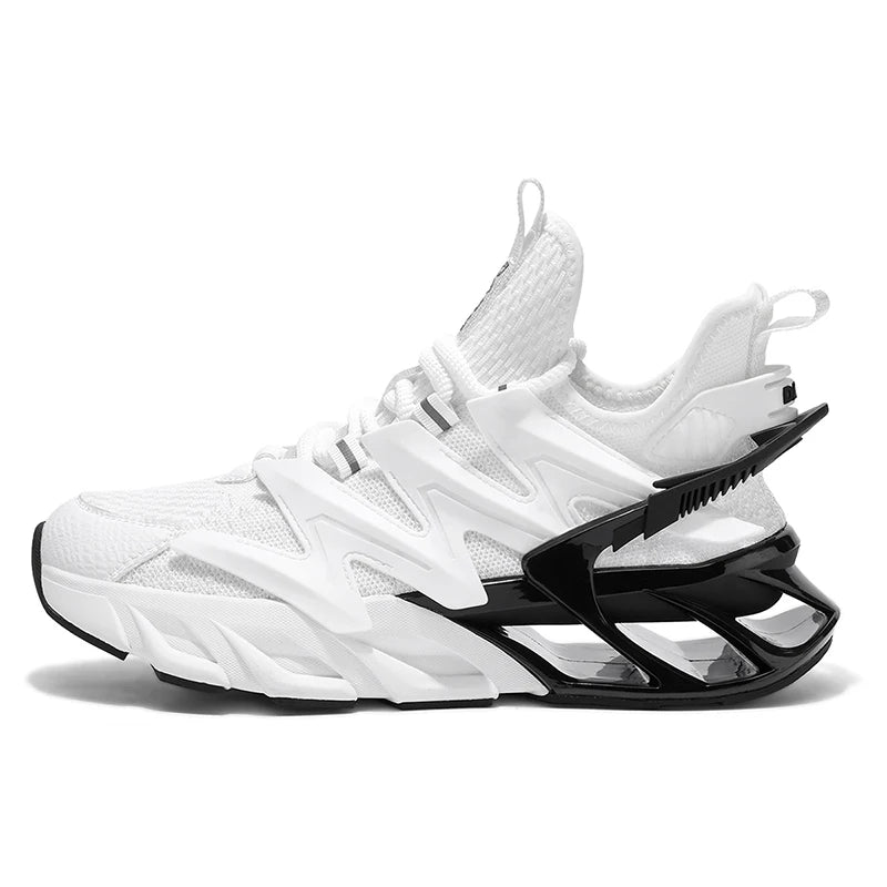 Men Sneakers New Thick Soles Rebound Shock Absorption Comfort Versatile Sneakers Teenagers Road Jogging Fitness Shoes for Men