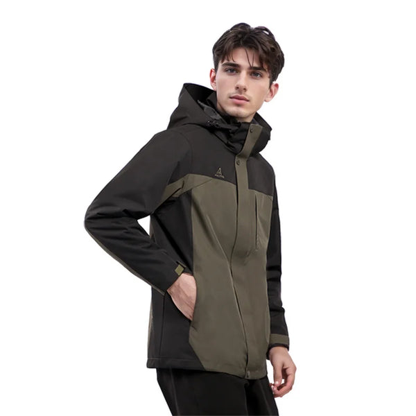 HUMTTO Autumn Winter Men's Women's Jacket Keep Warm Camping Hiking Jackets Waterproof Ladies Jackets Outdoor Windbreaker Coats