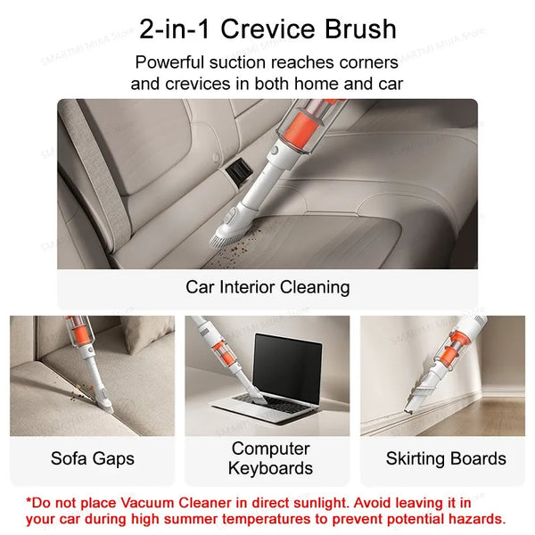 NEW MIJIA Wireless Lightweight Vacuum Cleaner,Wireless 22,000Pa,Washable Accessories,Type-C 40min Run,2 Modes, CN Version