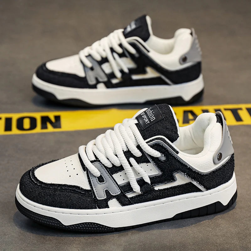 Mens Board Shoes 2025 Autumn New Low Top Sneakers Young Students Trendy Luxury Design Comfortable Casual Sports Shoes for Men