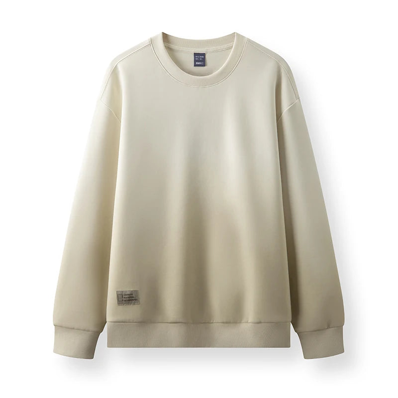 Semir Gradient Printed Sweatshirt Comfortable Men 2025 Spring Loose Fit Casual Style Basic Fashion Long Sleeve Pullover Top