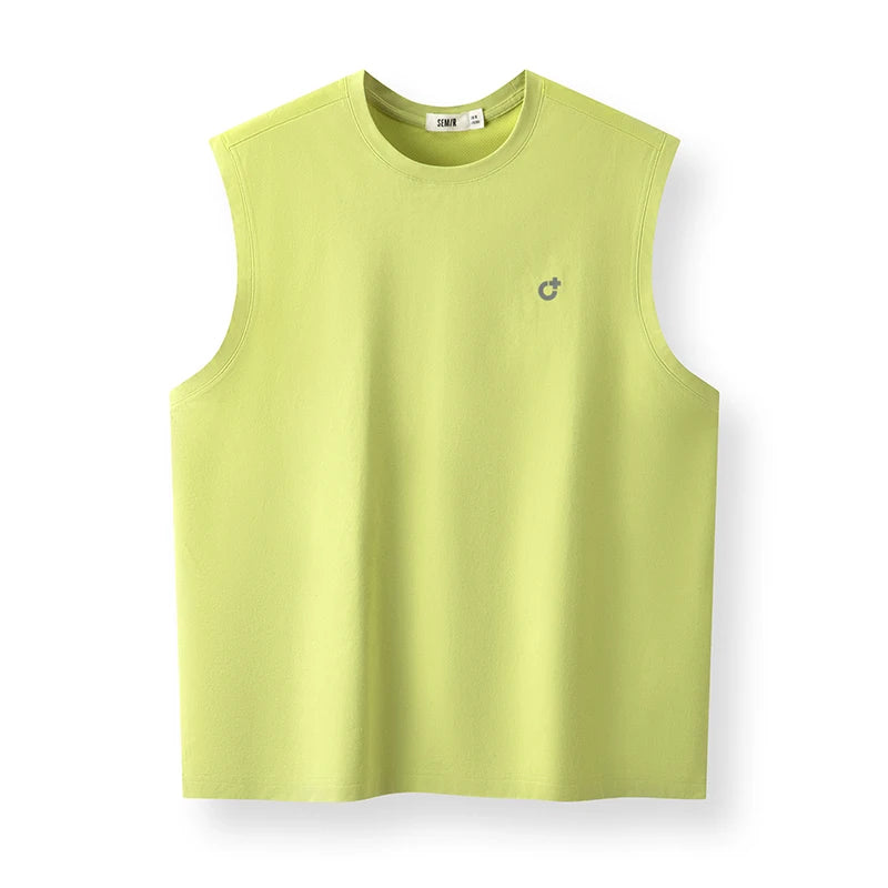 Semir Quick-Dry Sun Protection Sleeveless Shirt Men Sporty Loose Fit 2025 Summer New Athletic Top for Outdoor Activities