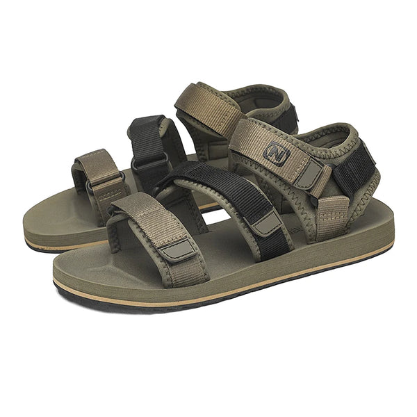 Mens Gladiator Sandals Adjustable Open Shoes Rome Style Summer Casual Flat Sandal Breathable Hook&Loop Plus Big Size 50 51 52