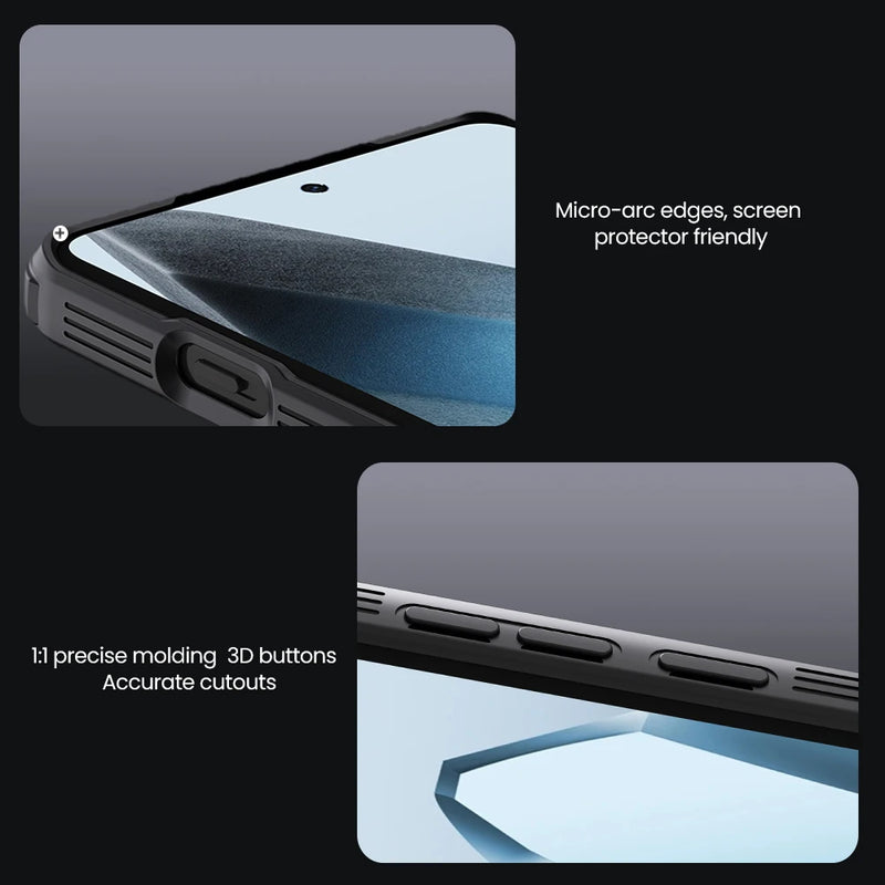 Nillkin For OnePlus 13 Case CamShield Pro Slide Camera Protection Shockproof Soft TPU Frame PC Back Cover For One Plus 13 Cases