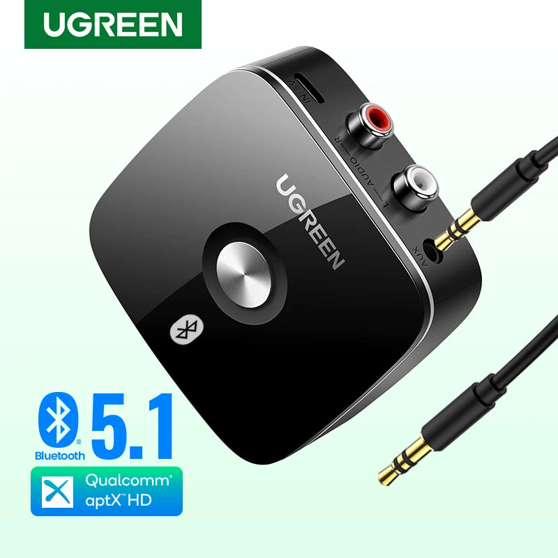 【RU special】 UGREEN RCA Bluetooth aptX / aptX HD For Speaker Earphones Adapter