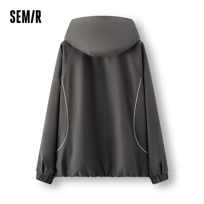 Semir Jacket Men Winter Fleece Lined Hooded Jacket 2025 New Oversize Fashion Sporty Raglan Sleeve Top Men'S Clothing