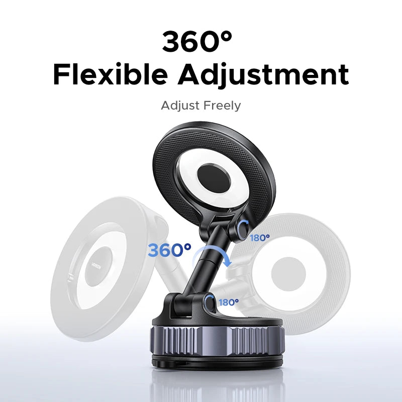 UGREEN Vacuum Magnetic Phone Holder 360°Rotation Phone Stand For Strong Magsafe iPhone 17 16 15 Pro Max Xiaomi Samsung S25 Ultra