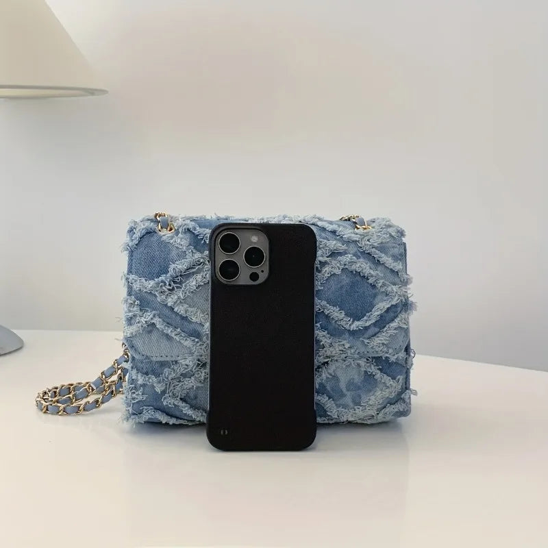 1PC Ladies' fashionable armpit handbag, Featuring an Exquisite Lock And Chain Decoration, Ideal for Those Prefer This Bag Style