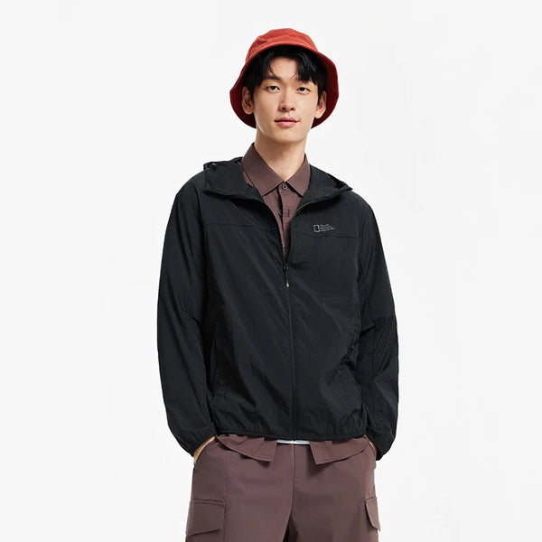 អាវក្រៅបុរស Semir UV 2026 មានមួក មានអារម្មណ៍ត្រជាក់ ស្ទីលគូស្នេហ៍ ស្មាធម្មតា ម៉ូដធម្មតា ទន់ ពាក់ប្រចាំថ្ងៃ