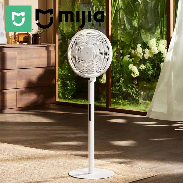 MIJIA DC Inverter Floor Fan Pro，Supports Type - C Mobile Power Supply，Retractable Home Floor Fan，Support MI HOME App