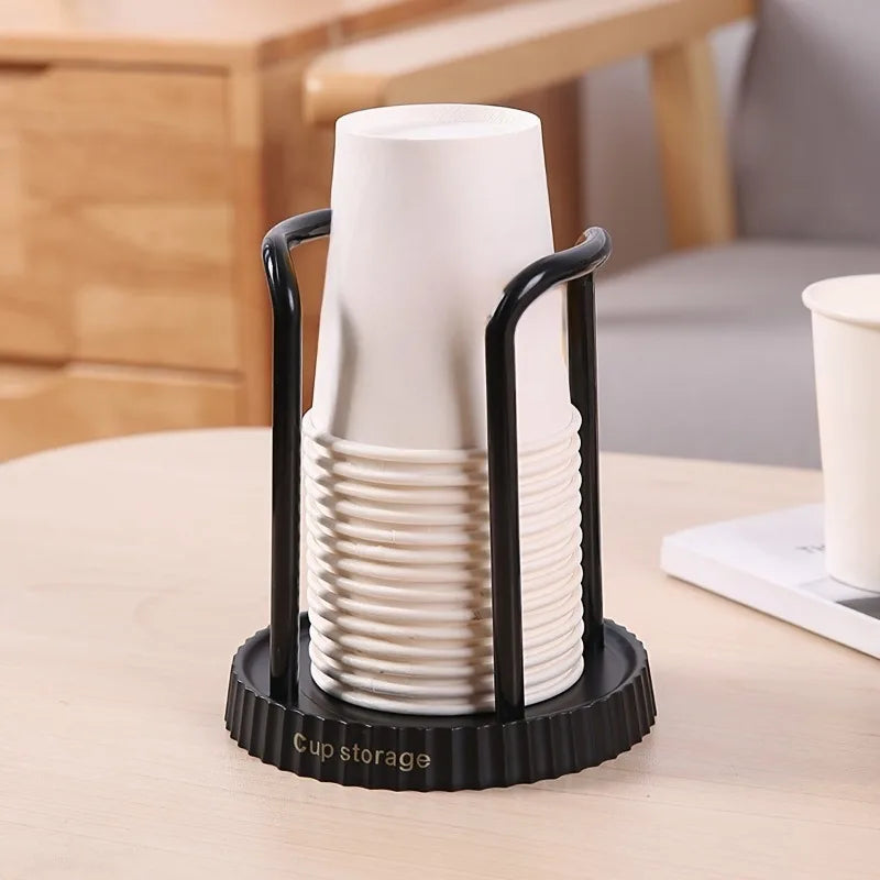 1pc Cup Holder,Multi-Functional Disposable Cup Dispenser for Tea Cup Storage,Home Organizers and Storage,Home Accessories.