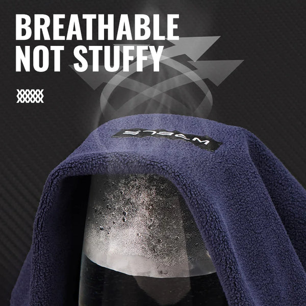 WRELS Winter Neck Gaiter Warmer Fleece Thick Windproof Face Cover Fleece Face Mask Scarf Running Skiing for Cold Weather Sports
