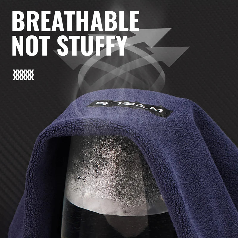 WRELS Winter Neck Gaiter Warmer Fleece Thick Windproof Face Cover Fleece Face Mask Scarf Running Skiing for Cold Weather Sports
