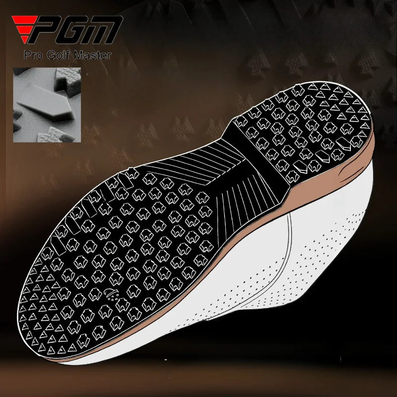 PGM Golf Shoes Men's Casual Sports Shoes Heat Dissipation, Breathability, and Anti Slip Nails XZ464
