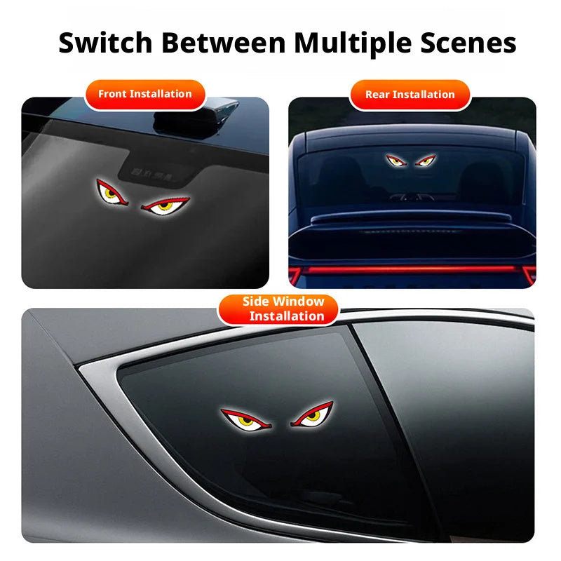 SEAMETAL Wireless Car Led Ambient Light Solar Powered Car Neon Light Suction Cup USB Rechargeable Atmosphere Lamp Car Accessorie