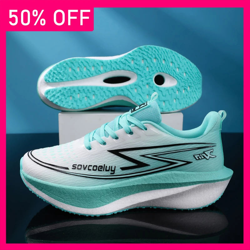 Unisex Sports Shoes Professional Running Anti Slip Cushioning Rebound Training Shoes Youth Outdoor Mesh Fitness Shoes for Men