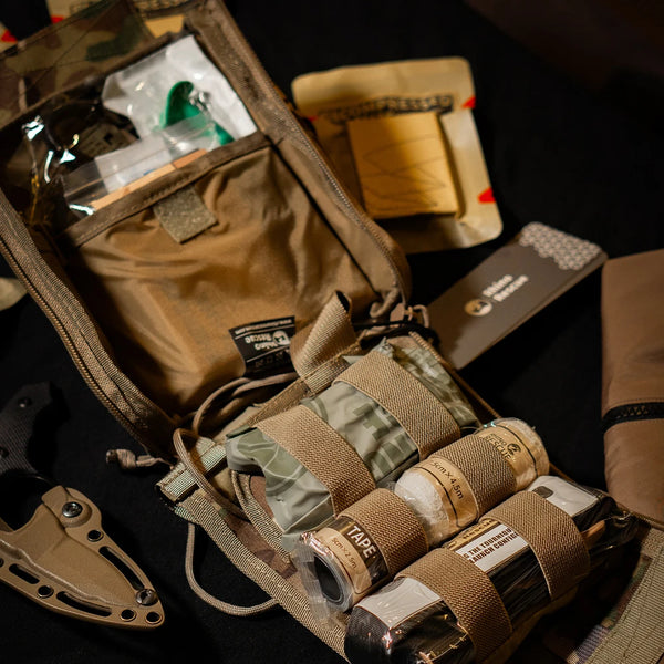 Rhino Rescue IFAK Pouch Trauma Kit Frist Aid Kit Tactical Survival Outdoor Bag Emergency  For Camping Medical Kit