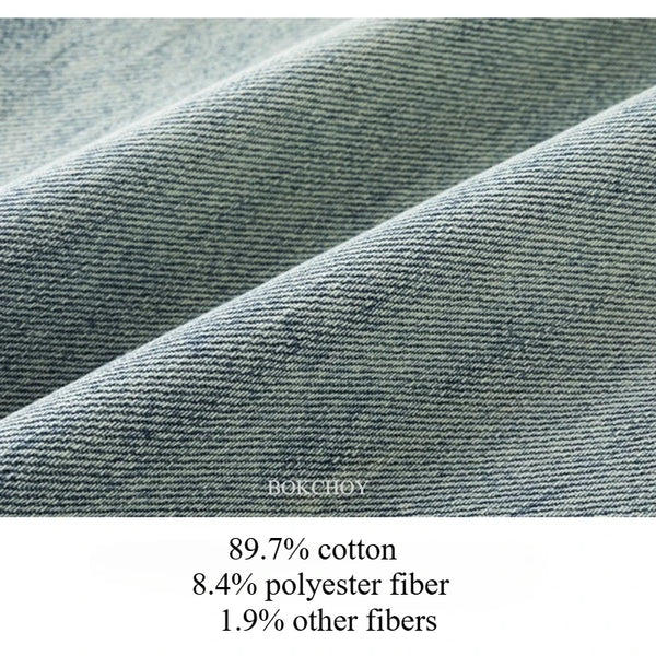 2026 Autumn New Vintage Washed Cotton Loose Jeans for Men Clothing Big Pockets Straight Comfort Male Pants AG7382