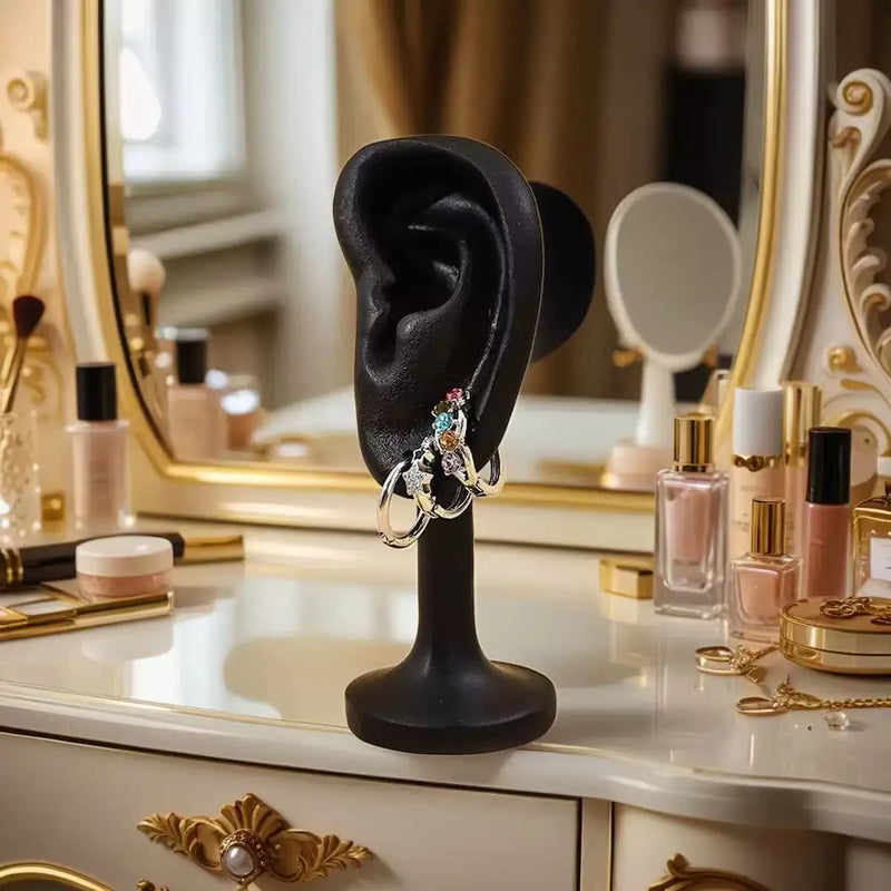 Simulation Ear Earring Display Stand, Jewelry Store Live broadcast Stand, Earring and Ear Stud Model Display Prop