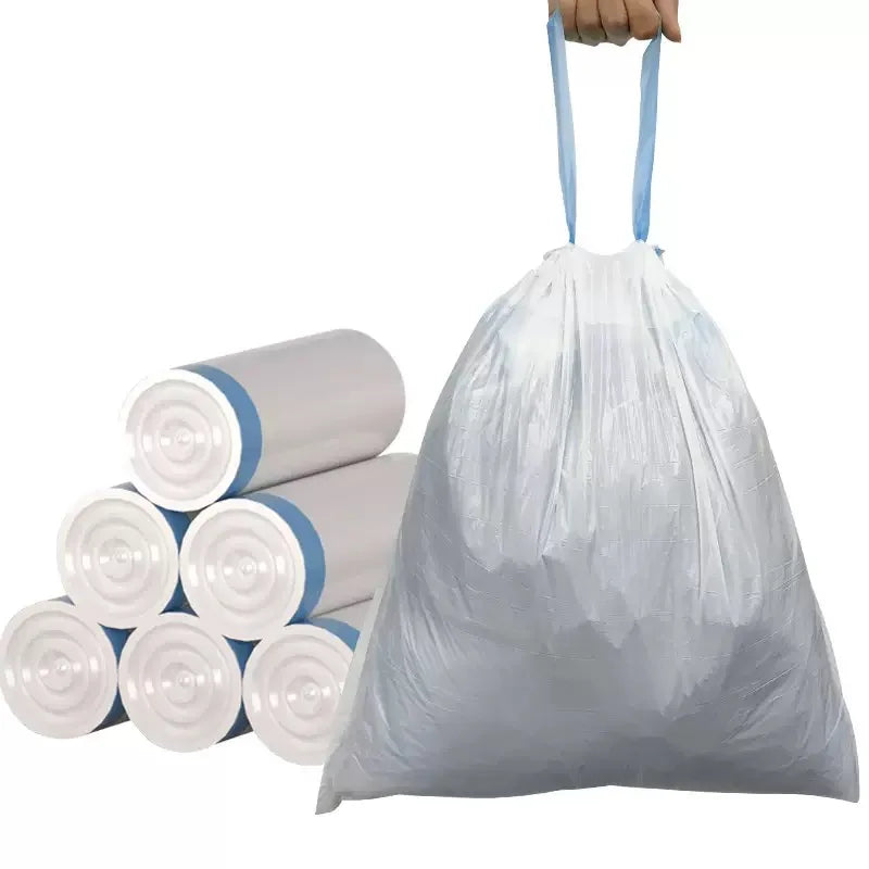 Drawstring Garbage Bag, Household Portable Kitchen, Thickened Large Size, Student Dormitory, Automatic Closure, Rath Thick Plast