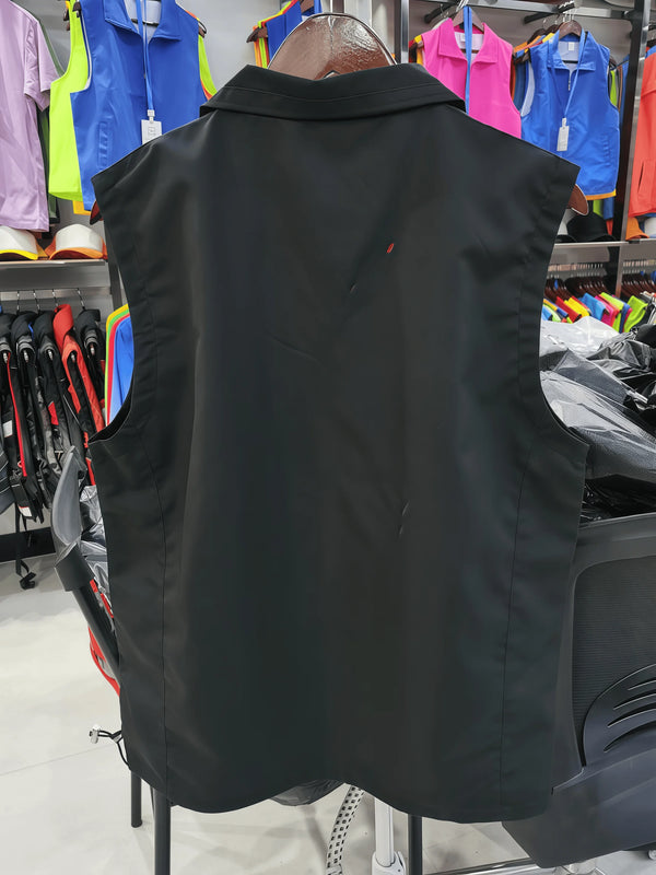 Work uniform  New High-end sports causal jacket custom-made with logo business style multi-pocketed advertising vest