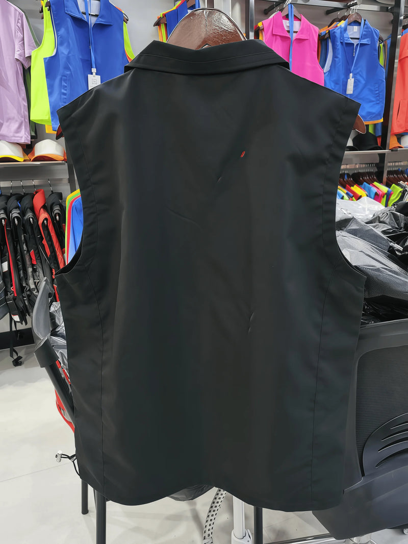 Work uniform  New High-end sports causal jacket custom-made with logo business style multi-pocketed advertising vest