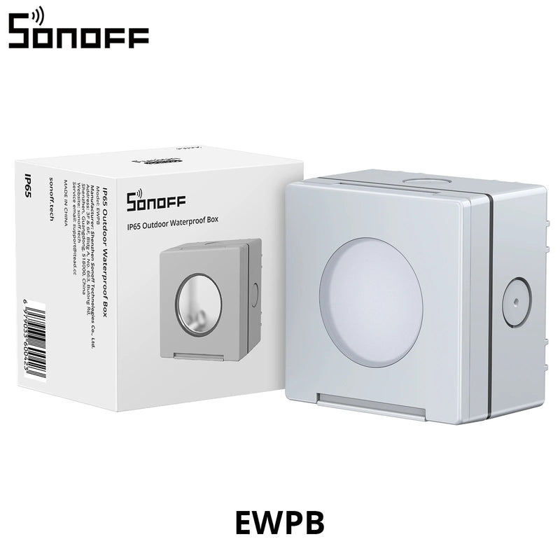 SONOFF EWPB Fusion Series IP65 Outdoor Waterproof Box V-0 Flame-Retardant PC Housing Designed for the Fusion Series