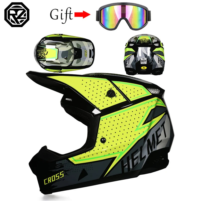 ORZ Motorcycle helmet children off-road helmet bike downhill AM DH cross helmet capacete motocross casco