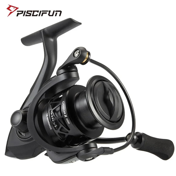 Piscifun Carbon X Spinning Reel Max 15kg Ultralight 145g 5.2:1/6.2:1 Gear Ratio 11BB 1000 2000 3000 4000 Freshwater Fishing Reel