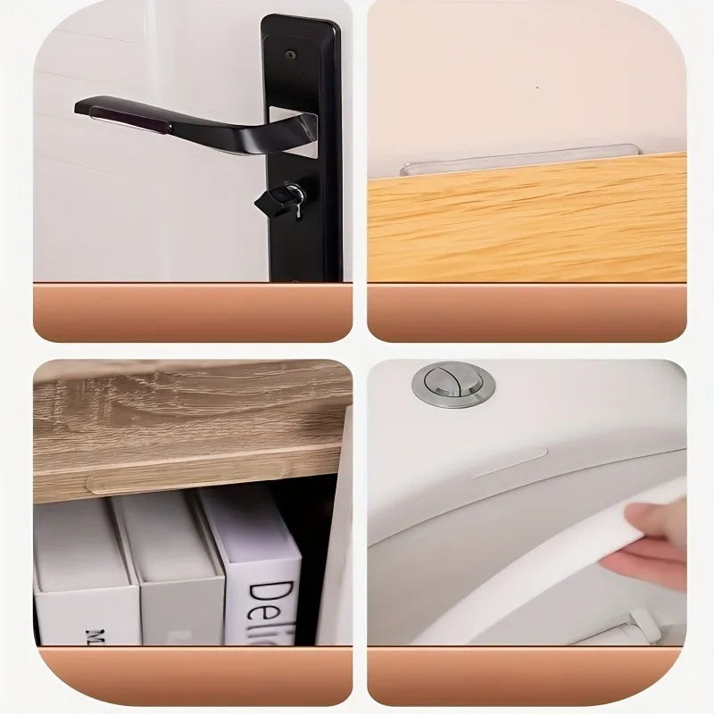 20pcs Household Door Handle Cushion,Transparent Cushion for Anti-collision and Noise Reduction Protection,Table Corner Protector