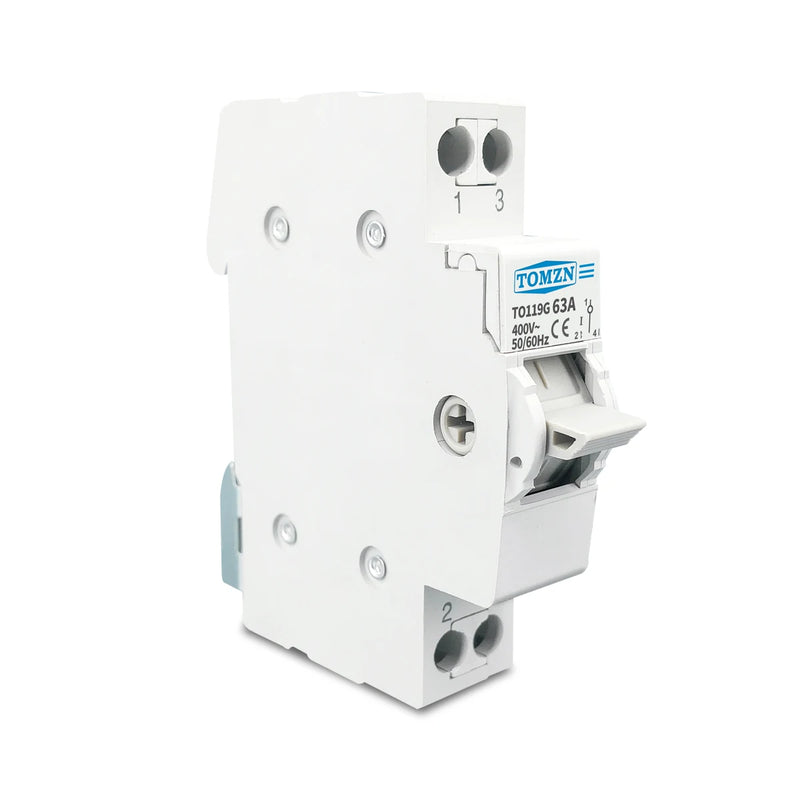 TOMZN 1P 2P 3P 4P 63A MTS Dual Power Manual Transfer Isolating Switch  Interlock Circuit Breaker