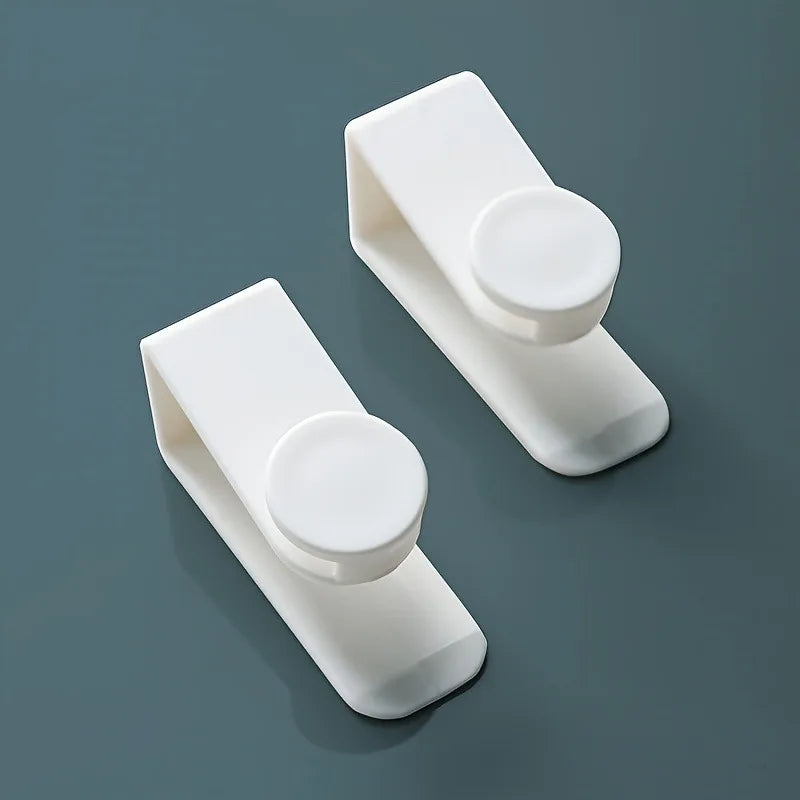 1pair Household Kitchen Cabinet Door Hooks, Suitable for Kitchen,Bathroom with Modern Style, for Hang Towels, Gloves, Hats.