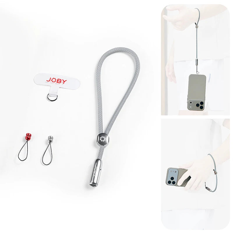 ខ្សែរក្រវ៉ាត់ទូរស័ព្ទ JOBY CarryLine™ CL04 ខ្សែរក្រវ៉ាត់ស្មា ខ្សែរក្រវ៉ាត់កដៃ សម្រាប់ Iphone 17 16 Samsung Huawei Xiaomi បញ្ចេញរហ័សដោយម៉ាញេទិក