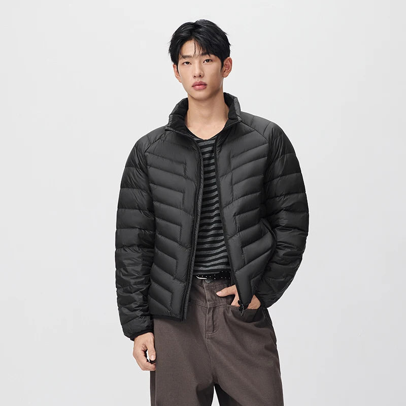អាវក្រៅបុរស Semir រចនាបថទំនើប ដៃអាវ Raglan ការពារទឹកជ្រាប ឆ្នាំ២០២៦ សម្លៀកបំពាក់ប្រចាំថ្ងៃរដូវរងាថ្មី រចនាប័ទ្មធម្មតាក្នុងទីក្រុង