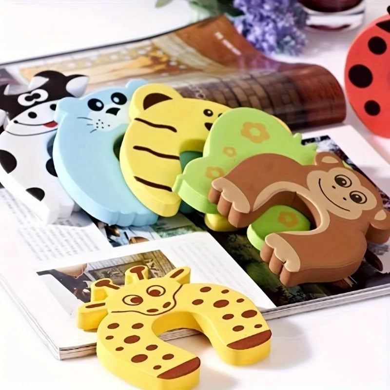 1/2PCS Safety Door Stoppers Designed to Prevent Pinched Fingers, Featuring cute animal  Patterns. door stopper