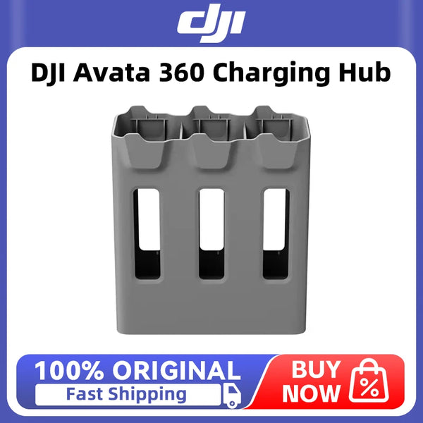 DJI Avata 360 Charging Hub Supports charging three batteries at the same time. (Tip: The charger is not included)