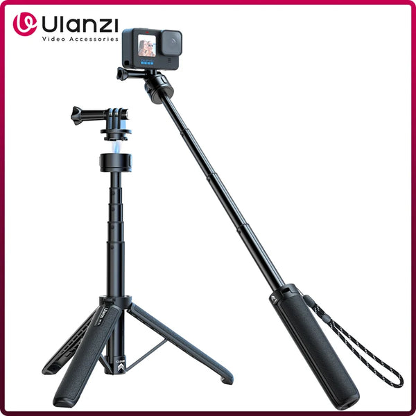 ដំបងថតរូប Selfie Ulanzi MT-74 Go-Quick II Magnetic Quick Release Tripod សម្រាប់កាមេរ៉ា Gopro Insta360 X3 DJI Action 4/3