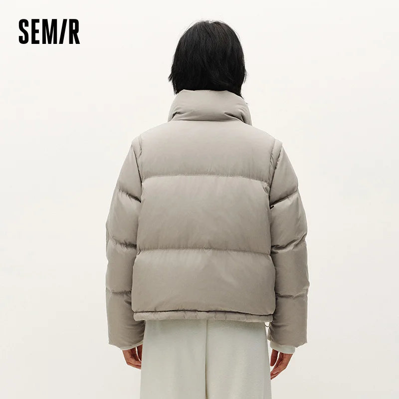 Semir Women Down Jacket 90 Percent Down Fill 2026 Winter Cold Weather Everyday Style Outdoor Layer Warm Insulation