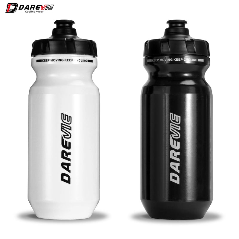 ដបទឹកជិះកង់ DAREVIE ៦០០ម.ល គ្មាន BPA PP៥ សម្ភារៈ PP ថ្នាក់អាហារ ច្របាច់ផឹកបានលឿន ដៃម្ខាងយកបានលឿន ការពារការរអិល