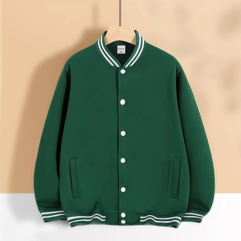 2026 Thin button baseball suit causal couples jacket  for Early autumn trend fashion daily customized group clothes