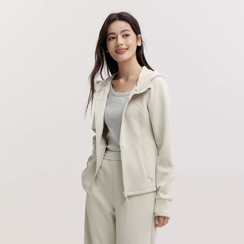Semir Slim Fit Jacket Soft Texture Women Spring Casual Fashion Comfort Sport Style Versatile Trend New 2026
