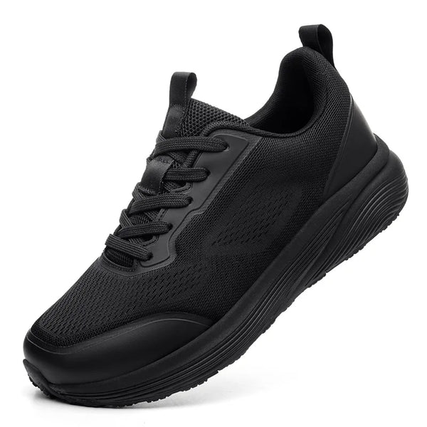 Men Wide Toe Athletic Shoes Lightweight Breathable Mesh Sneakers Non-slip Rubber Sole Walking Running Shoes For fat Feet
