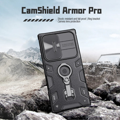 For Samsung Galaxy S23 Ultra Case NILLKIN CamShield Armor Pro Slide Camera Case With Kickstand For Samsung S23 Ultra Cover