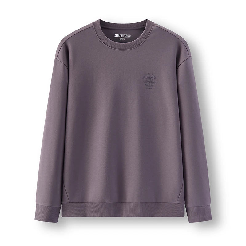 Semir Soft Hoodie Men 2026 Spring Crew Neck Couple Style Casual Fashion Comfortable Versatile Daily Wear Pullover Top