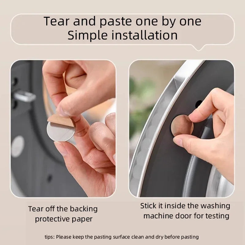 Door Bracket Strong Magnetic Washing Machine Door Bracket Magnet Spring  spring support Washing machine door lock home gadgets