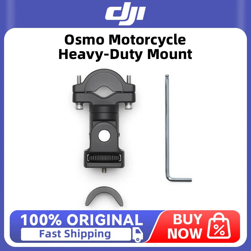 DJI Osmo Motorcycle Heavy-Duty Mount Crafted from full-metal materials, this rugged mount ensures a secure for DJI Osmo 360