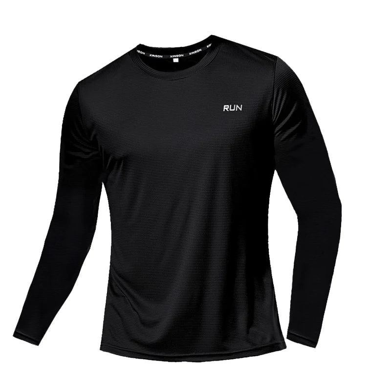 Men's UPF 50+ UV Protection Rash Guard Long Sleeve Shirt, Quick Dry Lightweight for Fishing Running Outdoor Sports